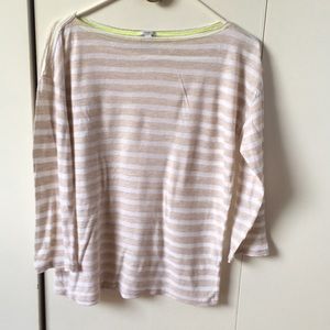 J Crew striped long sleeve tee